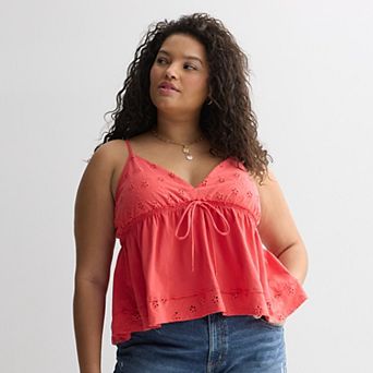 Juniors' Plus Size SO® Molded Cup Camisole
