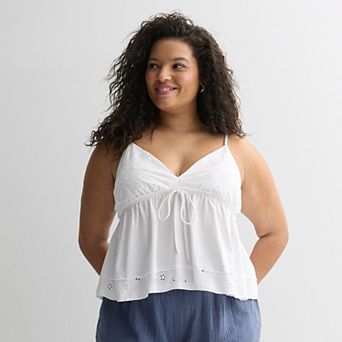 Juniors' Plus Size SO® Molded Cup Camisole