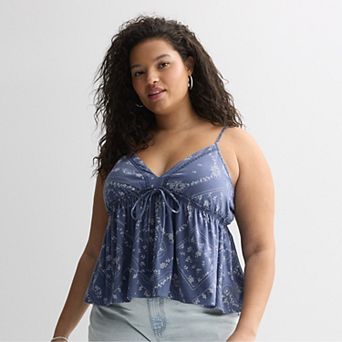 Juniors' Plus Size SO® Molded Cup Camisole