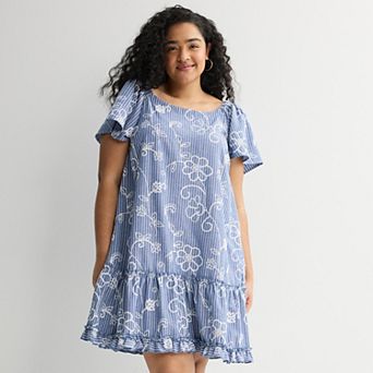 Plus Size Robbie Bee Off-Shoulder Dress