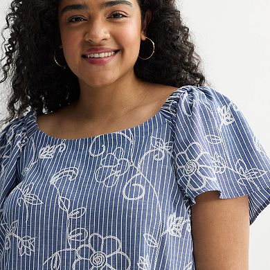 Plus Size Robbie Bee Off-Shoulder Dress