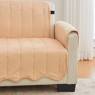 Ultra-Soft Velvet Stitched Furniture Cover