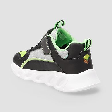 Minecraft Light Up Boys Athletic Sneakers