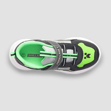 Minecraft Light Up Boys Athletic Sneakers