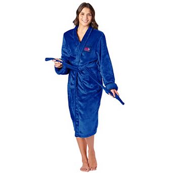 Adult Los Angeles Dodgers 2025 World Series Championship Royal Silk-Touch Robe