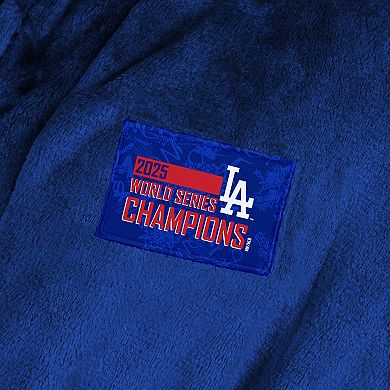 Adult Los Angeles Dodgers 2025 World Series Championship Royal Silk-Touch Robe