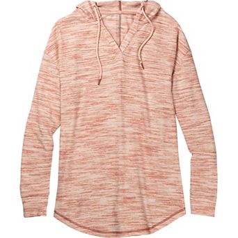 Women's Legendary Whitetails Space Dye Knit V-Neck Pullover Hoodie