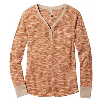 Women's Legendary Whitetails Space Dye Knit Fashion Henley