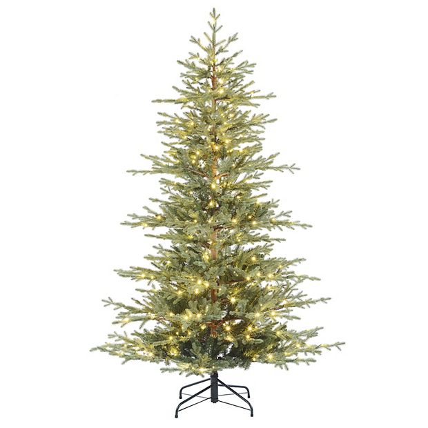 7 Foot Pre-Lit Alberta Alpine Fir Christmas Tree with 400 Warm