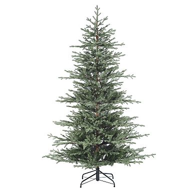 7 Foot Pre-Lit Alberta Alpine Fir Christmas Tree with 400 Warm White LED Lights
