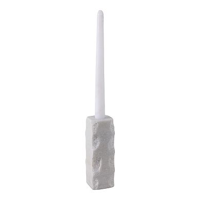 Marble Stone Candle Holder Cylindrical Taper Sleek Sculptural Design