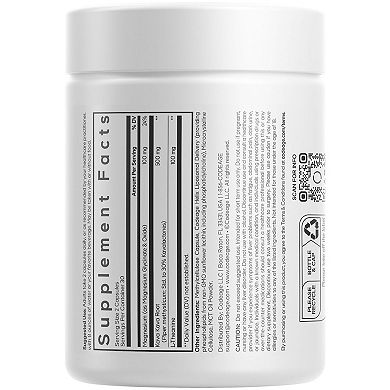 Codeage Liposomal Kava Kava+, 30% Kavalactones with Magnesium Glycinate & Oxide, 60 ct