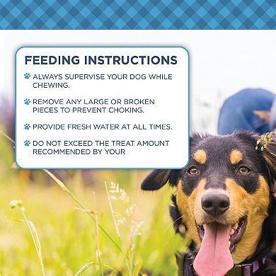 Country Living 4”-7” Beef Backstrap Tendon Dog Chews 5 Count Bag All-Natural