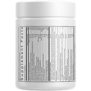 Codeage Hair Vitamins Platinum, Lustriva, AstraGin, Biotin, Keratin, 90 ct
