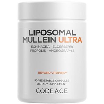 Codeage Liposomal Mullein Ultra, Elderberry, Propolis, Echinacea, Andrographis, 90 ct
