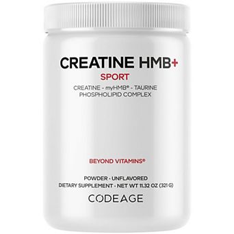 Codeage Liposomal Creatine Monohydrate Powder Supplement, Unflavored, 90 Servings