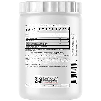 Codeage Liposomal Creatine Monohydrate Powder Supplement, Unflavored, 90 Servings