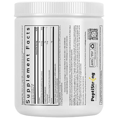 Codeage Muscle Formula+ Platinum Creatine Powder, PeptiStrong Fava Bean Protein, 8.78 Oz