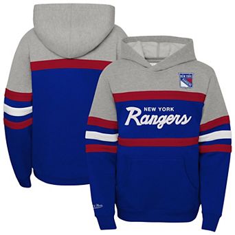 Toddler Mitchell & Ness Blue New York Rangers Head Coach Hoodie
