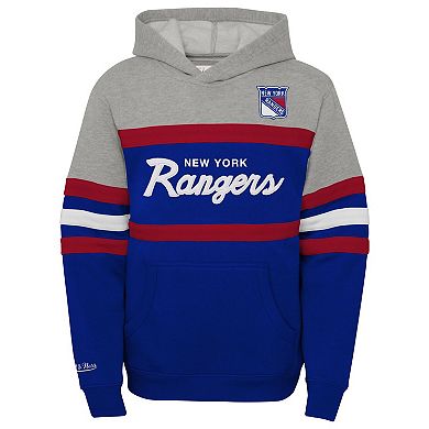 Toddler Mitchell & Ness Blue New York Rangers Head Coach Hoodie