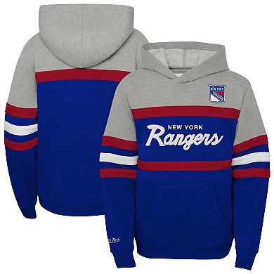Toddler Mitchell & Ness Blue New York Rangers Head Coach Hoodie