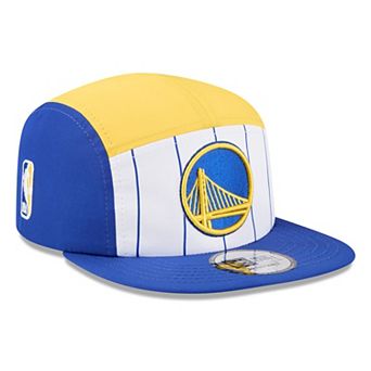 Men's New Era White/Royal Golden State Warriors 2025 NBA Tip Off Camper Adjustable Hat