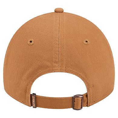 Men's New Era Brown Philadelphia Eagles Stamp 9TWENTY Adjustable Hat