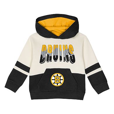 Toddler Outerstuff Black Boston Bruins Chants and Cheers Fleece Hoodie and Pants Set