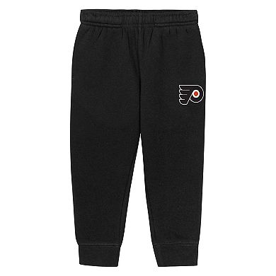 Toddler Outerstuff Black Philadelphia Flyers Chants and Cheers Fleece Hoodie and Pants Set