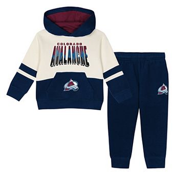 Toddler Outerstuff Navy Colorado Avalanche Chants and Cheers Fleece Hoodie and Pants Set