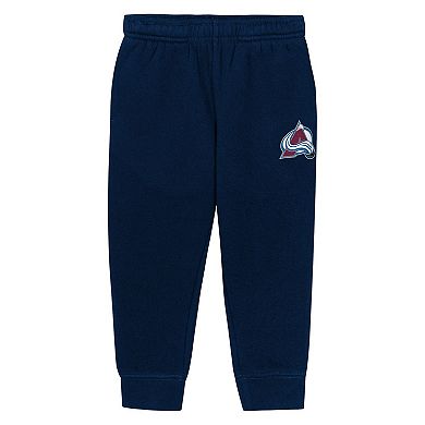 Toddler Outerstuff Navy Colorado Avalanche Chants and Cheers Fleece Hoodie and Pants Set
