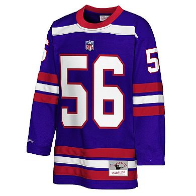 Youth Mitchell & Ness Lawrence Taylor Royal New York Giants Hockey Fashion Jersey