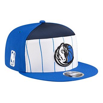 Youth New Era White/Blue Dallas Mavericks 2025 NBA Tip Off Split Panel 9FIFTY Snapback Hat