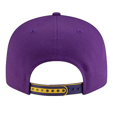Youth New Era White/Purple Los Angeles Lakers 2025 NBA Tip Off Split Panel 9FIFTY Snapback Hat