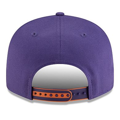 Men's New Era White/Purple Phoenix Suns 2025 NBA Tip Off Split Panel 9FIFTY Snapback Hat