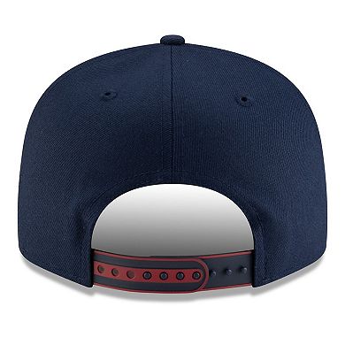 Men's New Era White/Navy Denver Nuggets 2025 NBA Tip Off Split Panel 9FIFTY Snapback Hat