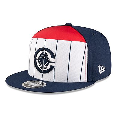 Men's New Era White/Navy LA Clippers 2025 NBA Tip Off Split Panel 9FIFTY Snapback Hat
