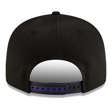Men's New Era White/Black Sacramento Kings 2025 NBA Tip Off Split Panel 9FIFTY Snapback Hat