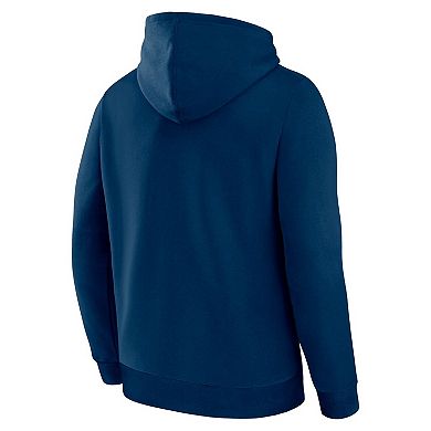 Men's Fanatics Deep Sea Blue Seattle Kraken Net Minder Legacy Hoodie