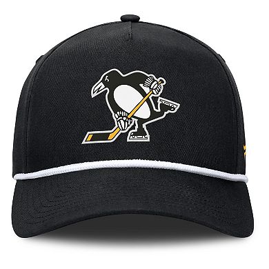 Men's Fanatics Black Pittsburgh Penguins Authentic Pro Alt Jersey A-Frame Adjustable Hat