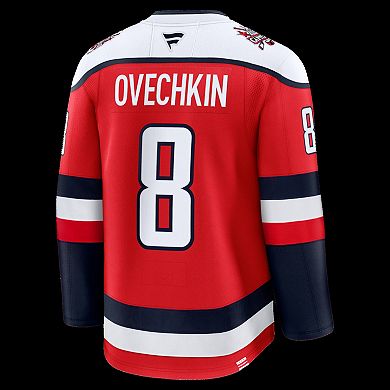 Men's Fanatics Alexander Ovechkin Red Washington Capitals Alternate Premium Player Jersey