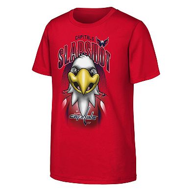 Youth Outerstuff Red Washington Capitals Mascot Highlight T-Shirt