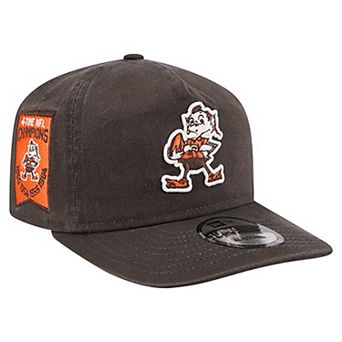 Men's New Era Brown Cleveland Browns Championship 19TWENTY Adjustable Hat