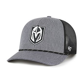 Men's '47 Gray Vegas Golden Knights Carbon Rope Trucker Adjustable Hat