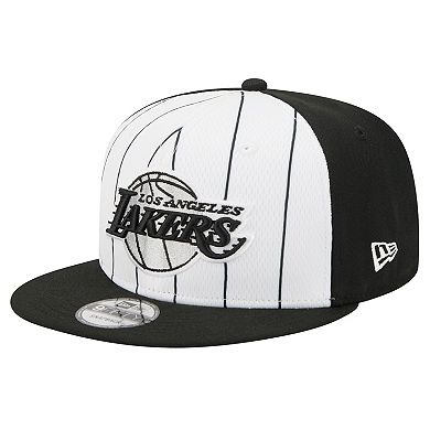 Men's New Era White Los Angeles Lakers 2025 NBA Tip Off 9FIFTY Snapback Hat
