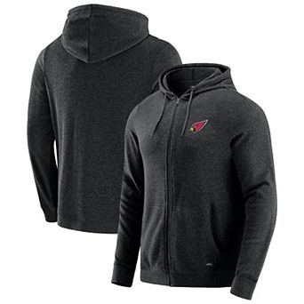 Men's J. Palmer Dark Heather Gray Arizona Cardinals Players Lounge Tri-Blend Full-Zip Hoodie
