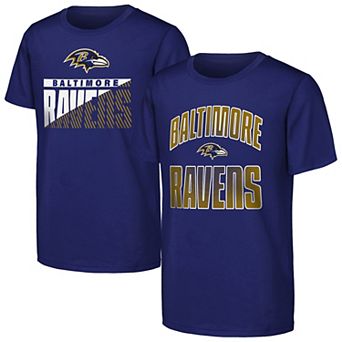 Youth Outerstuff Purple Baltimore Ravens Never Quit 2-Pack T-Shirt Set