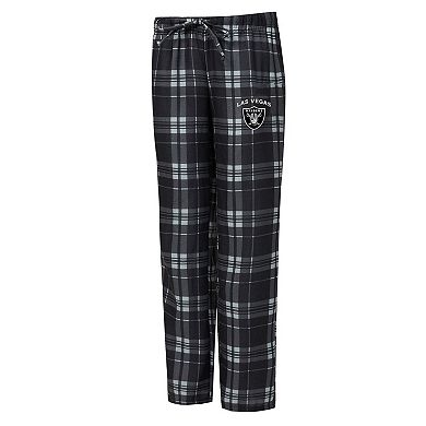 Women's Concepts Sport Heather Gray/Black Las Vegas Raiders Regulate Plaid Tank Top & Pants Sleep Set