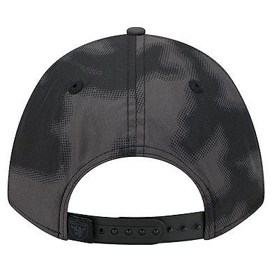 Men's New Era Gray Las Vegas Raiders Halftone Camo 9FORTY Hat
