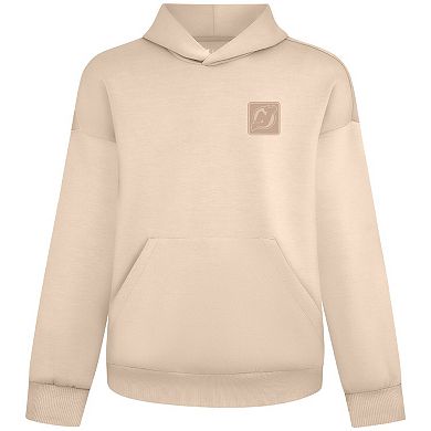 Women's Levelwear Khaki New Jersey Devils Tri-Blend Luxe Signature Hoodie